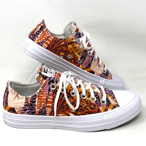 Converse Shoes - Converse Chuck Taylor All Star Low Top Orange Women Canvas Size Sneakers A00548F